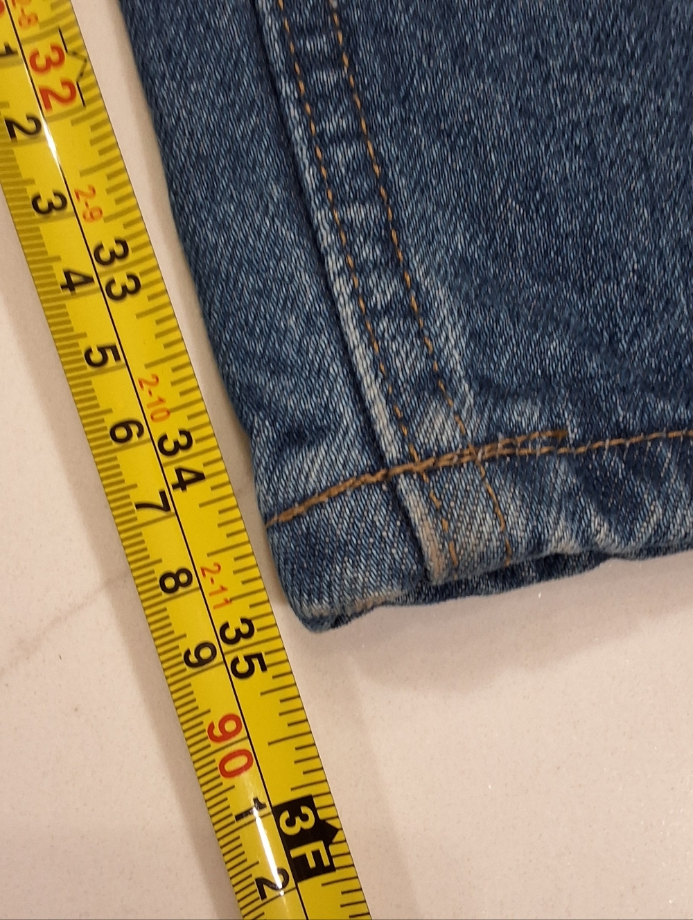 Carhartt NWT~Mens Relaxed Straight Fit Flannel Lined Jean~Dark Wash Denim~36X36 - Picture 9 of 9
